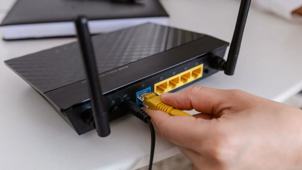 connect the Router to your device