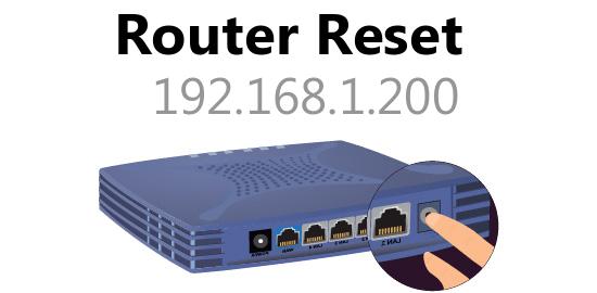 192-168-1-200 router reset