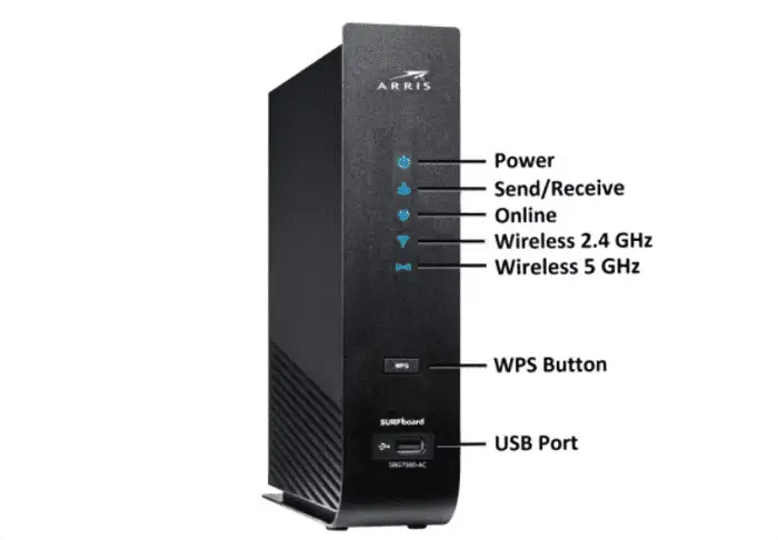 restart router to fix arris nvg589 wireless not working issue