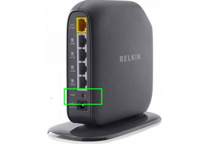Belkin Router Reset