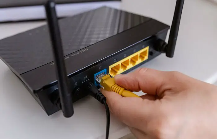connect ethernet to router