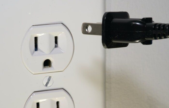 connect to electrical outlet