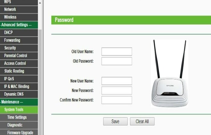tools for admin password change