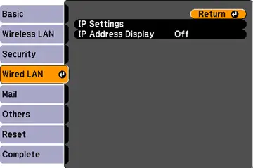 network settings in ip address