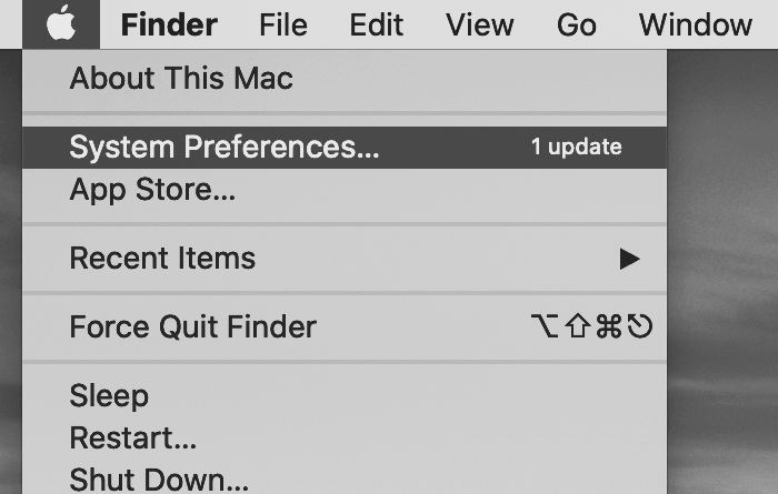 new system preferences