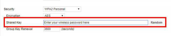 password menu
