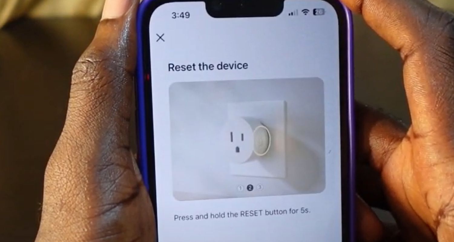reset device on smart life app