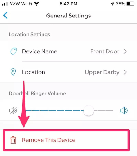remove device on aiwit app