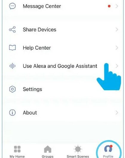 settings on your app